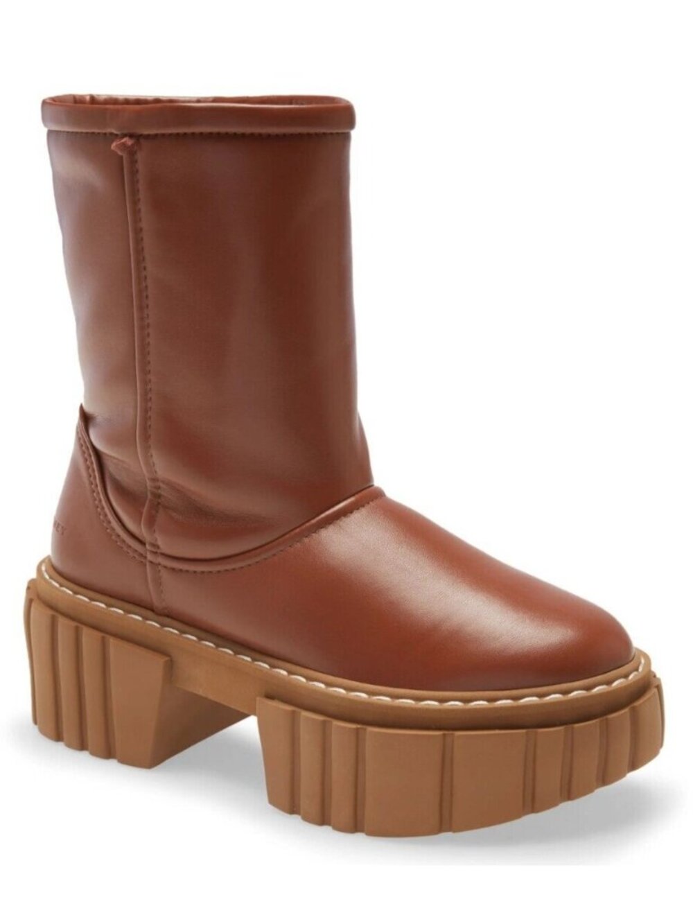Stella McCartney Emilie Women's Vegan Leather Platform Boots Size 41 / US 11